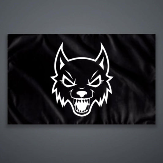 Hysta Polyester Wolf  Flag